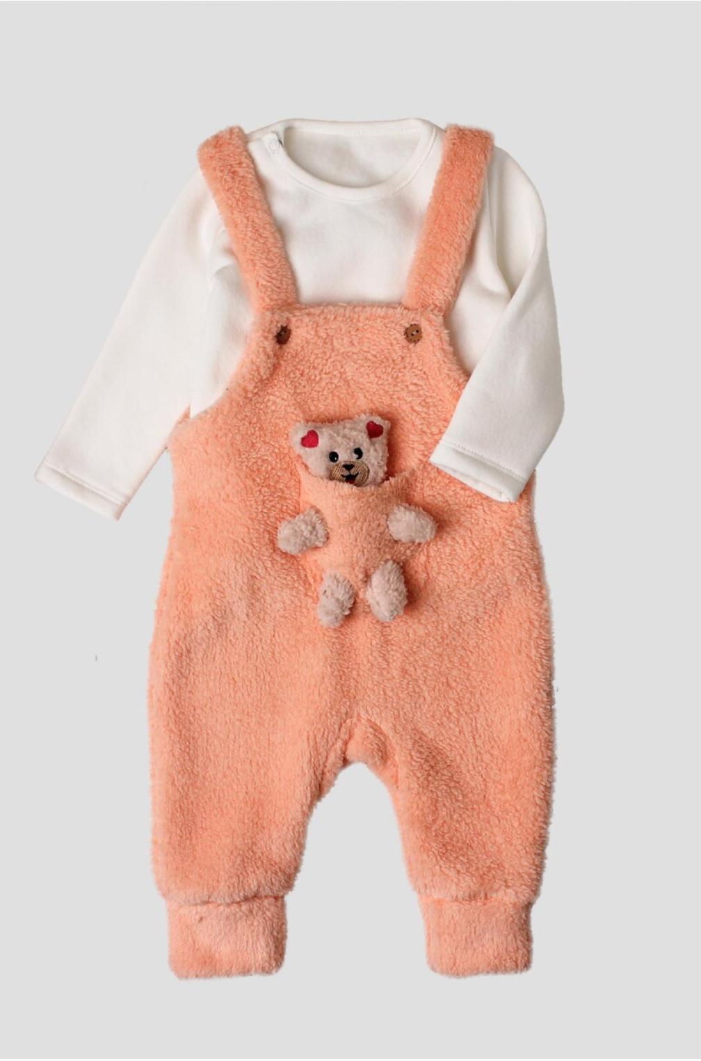 Bear Onesie Set Purple\orange