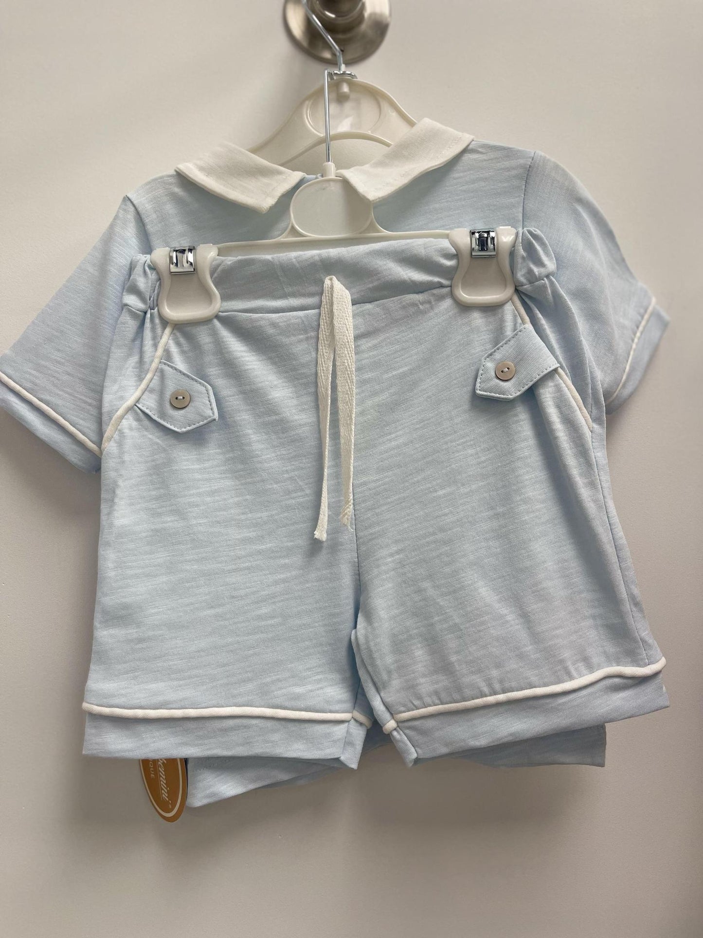 Baby Boys Best Friends Tshirt & Shorts Set