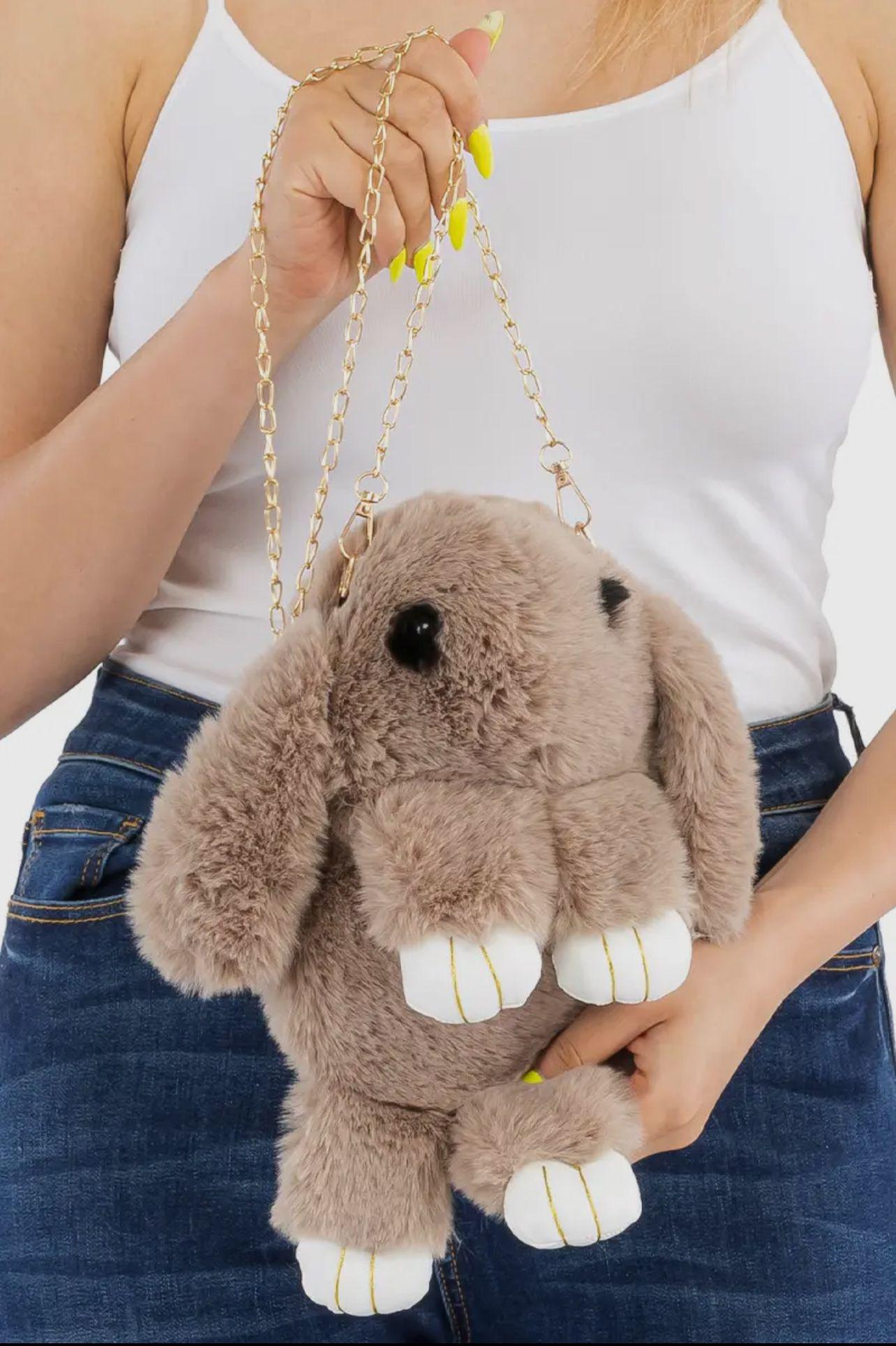 Brown Cute Bunny Backpack