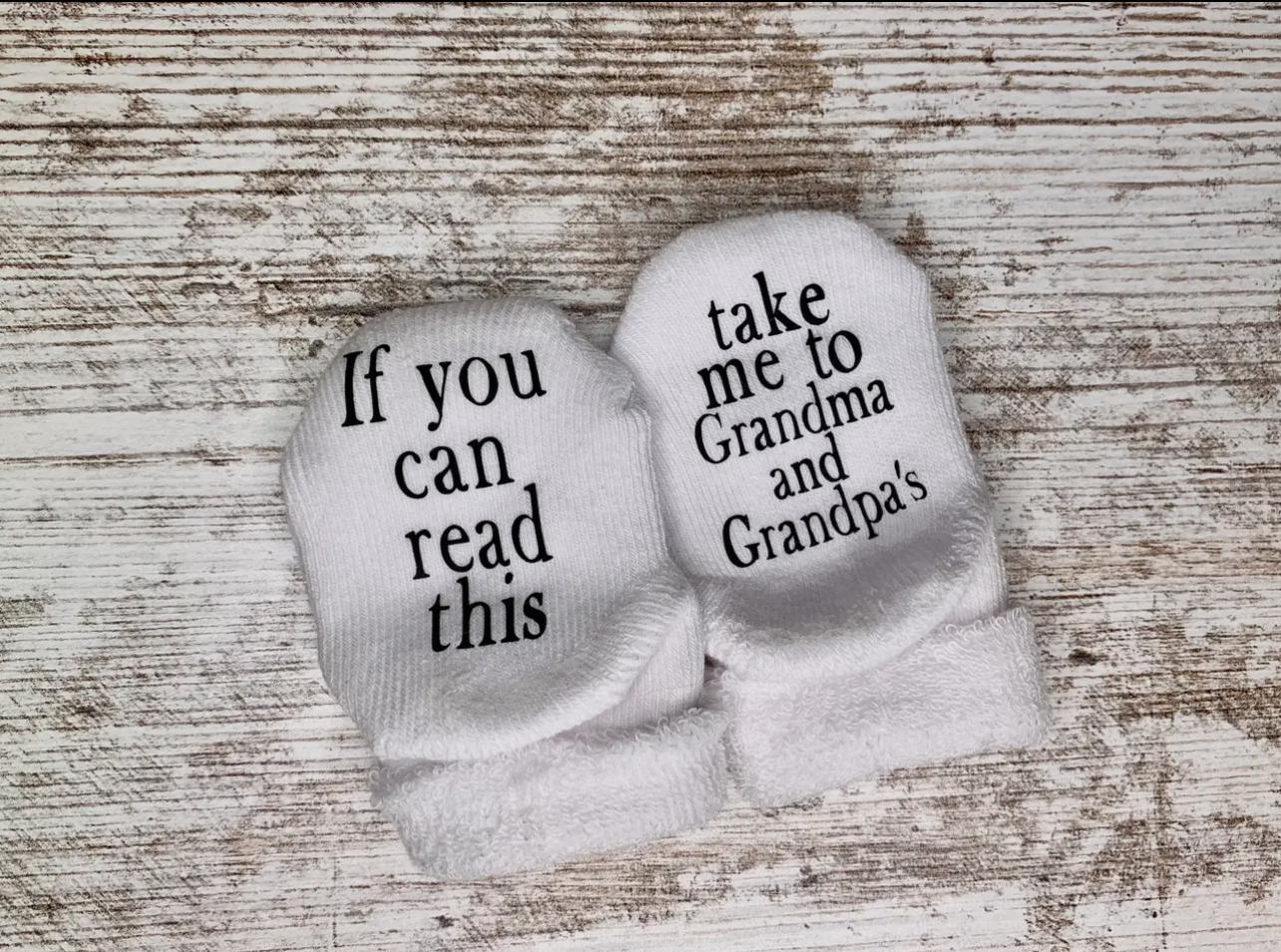 Take me to Grandma's and Grandpas Socks