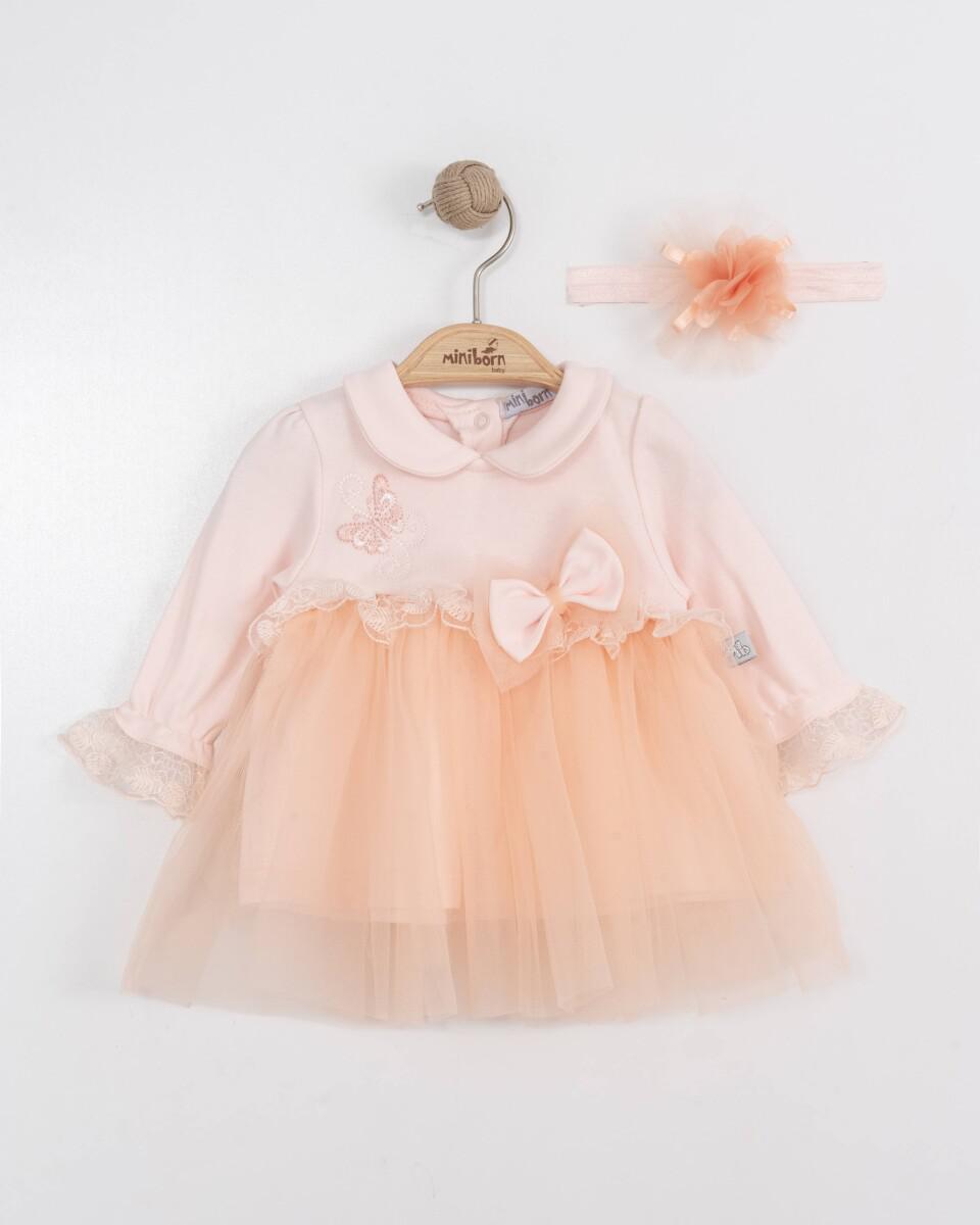 Mini Born Long Sleeve Dress with Headband