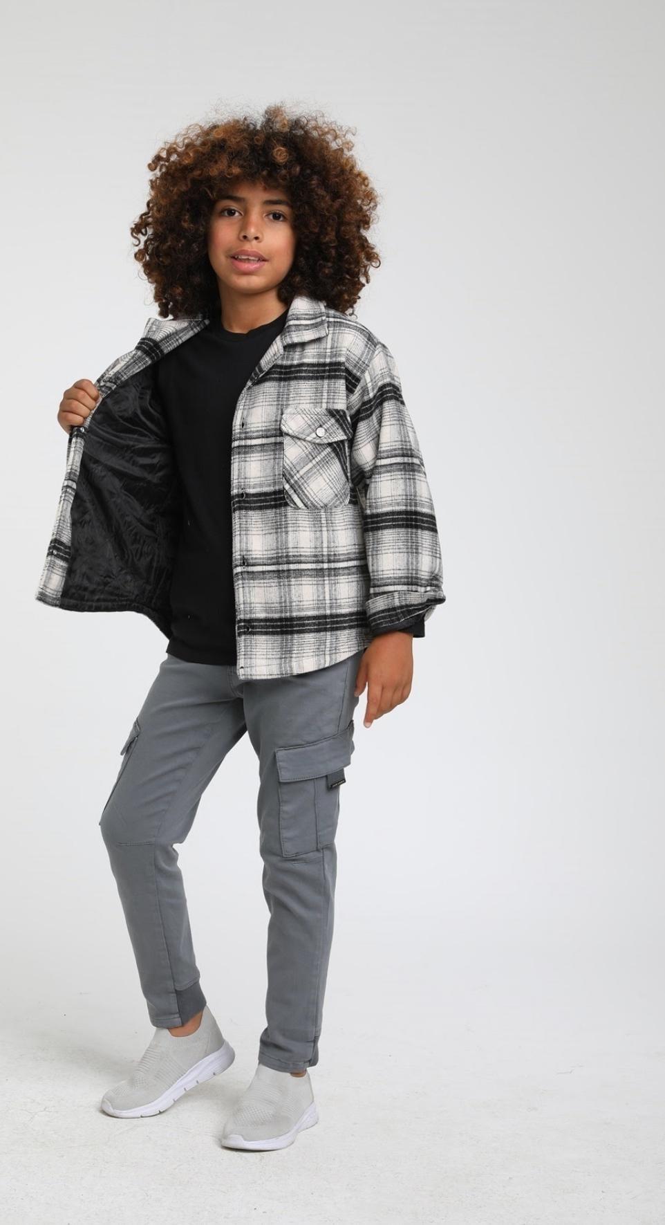 Boys Grey Overshirt