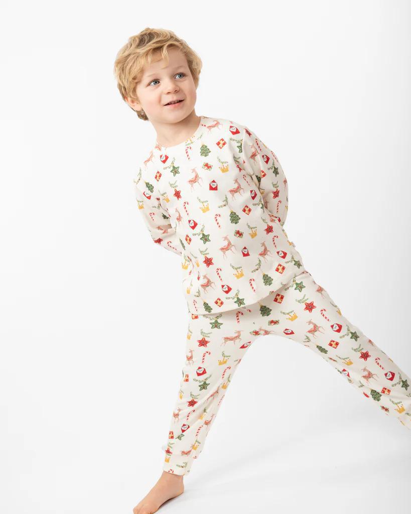 "To Santa" Brushed Cotton Boy Christmas Pajamas