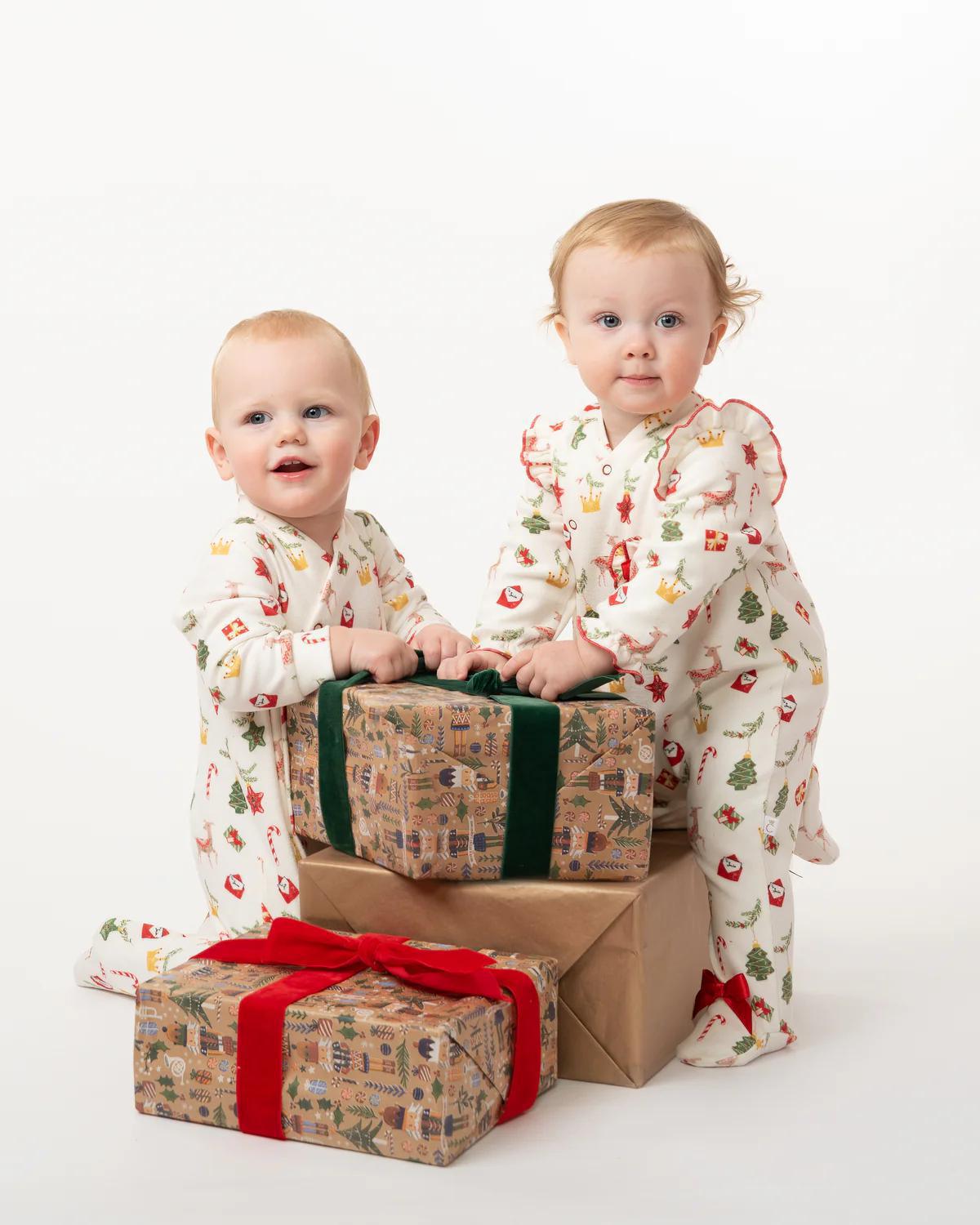 Ivory Santa Christmas Pj with hat