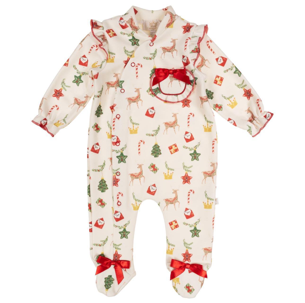 Ivory Santa Christmas Pj with hat
