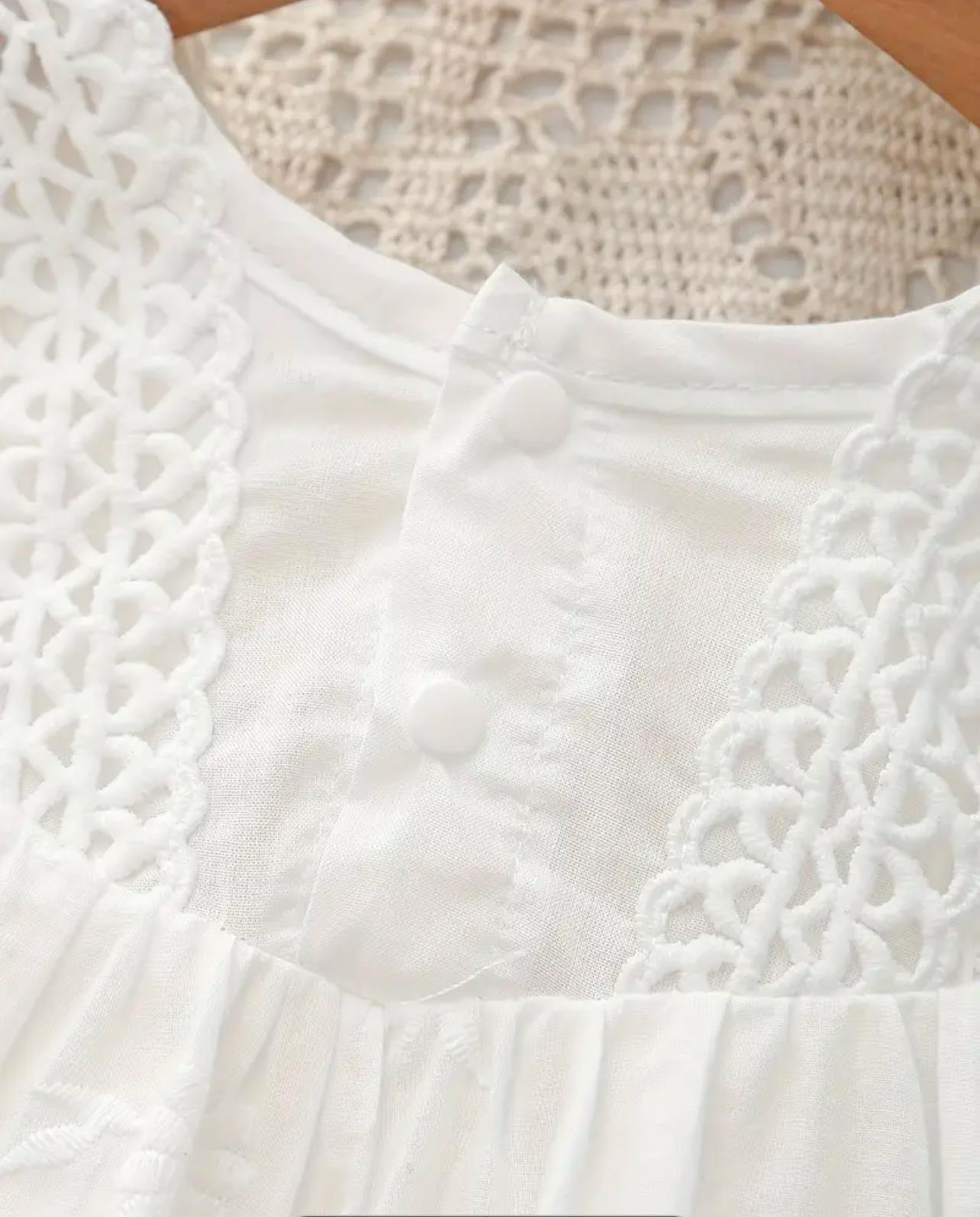 Baby Girls white Lace Dress