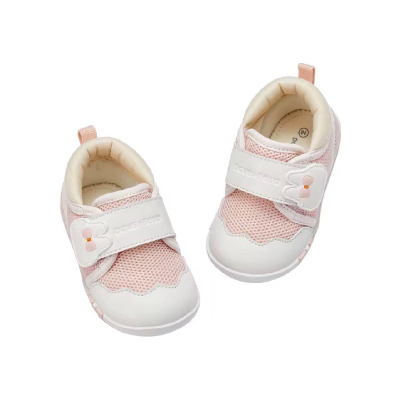 DaveBella White Pink Baby Walkers