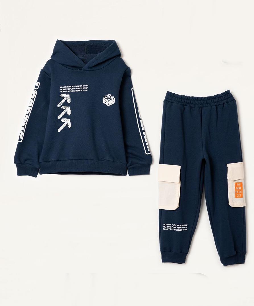 Always Play Navy Sweatsuit