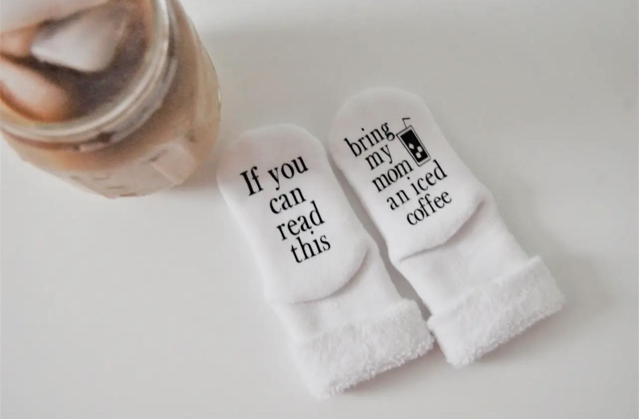 Bring My Mom an Iced Coffee Socks