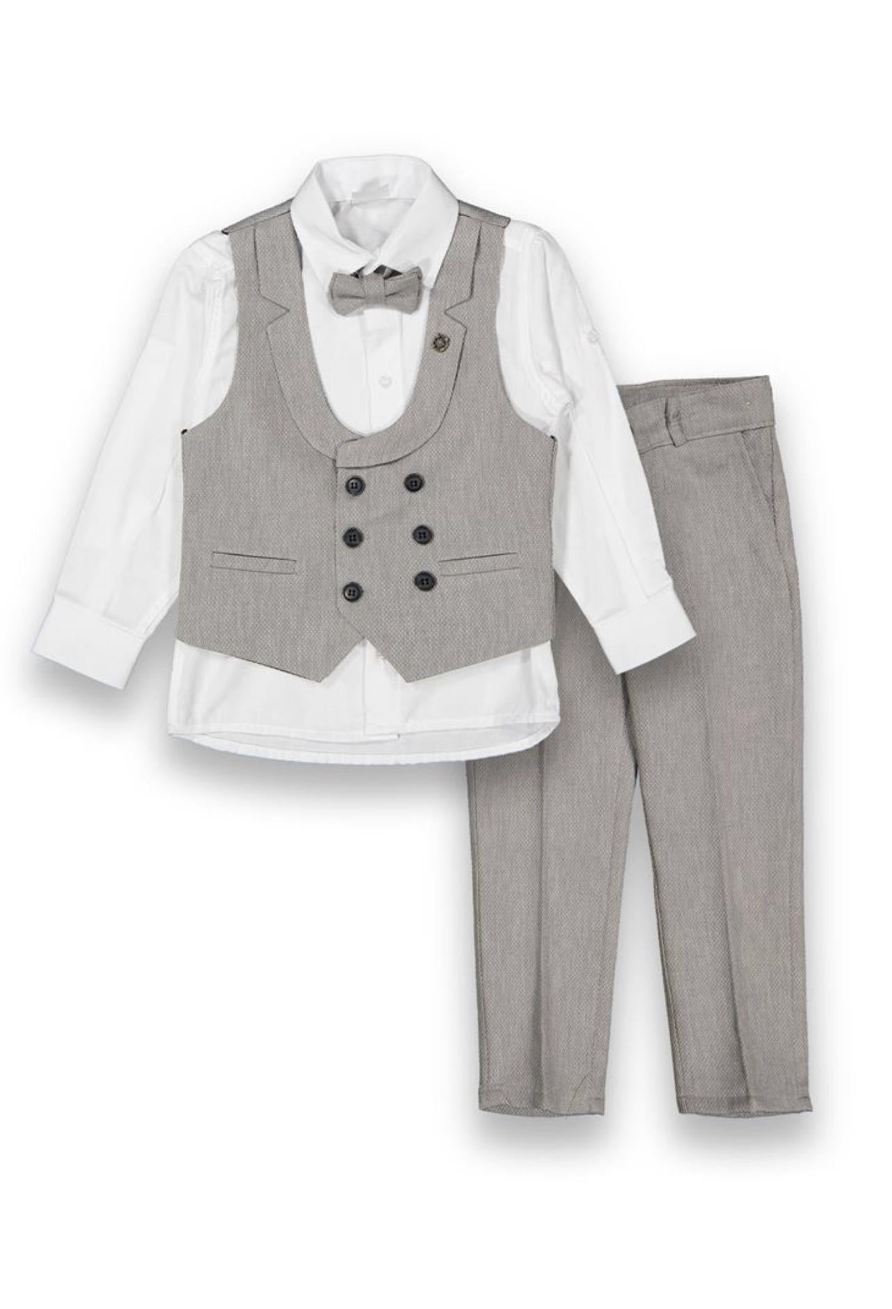 Grey 4 Piece Formal Wear