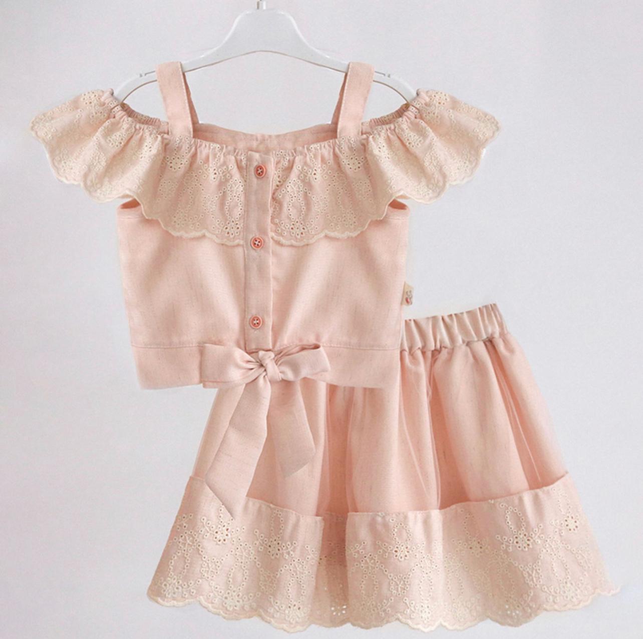 Lilax Skirt Crop Top