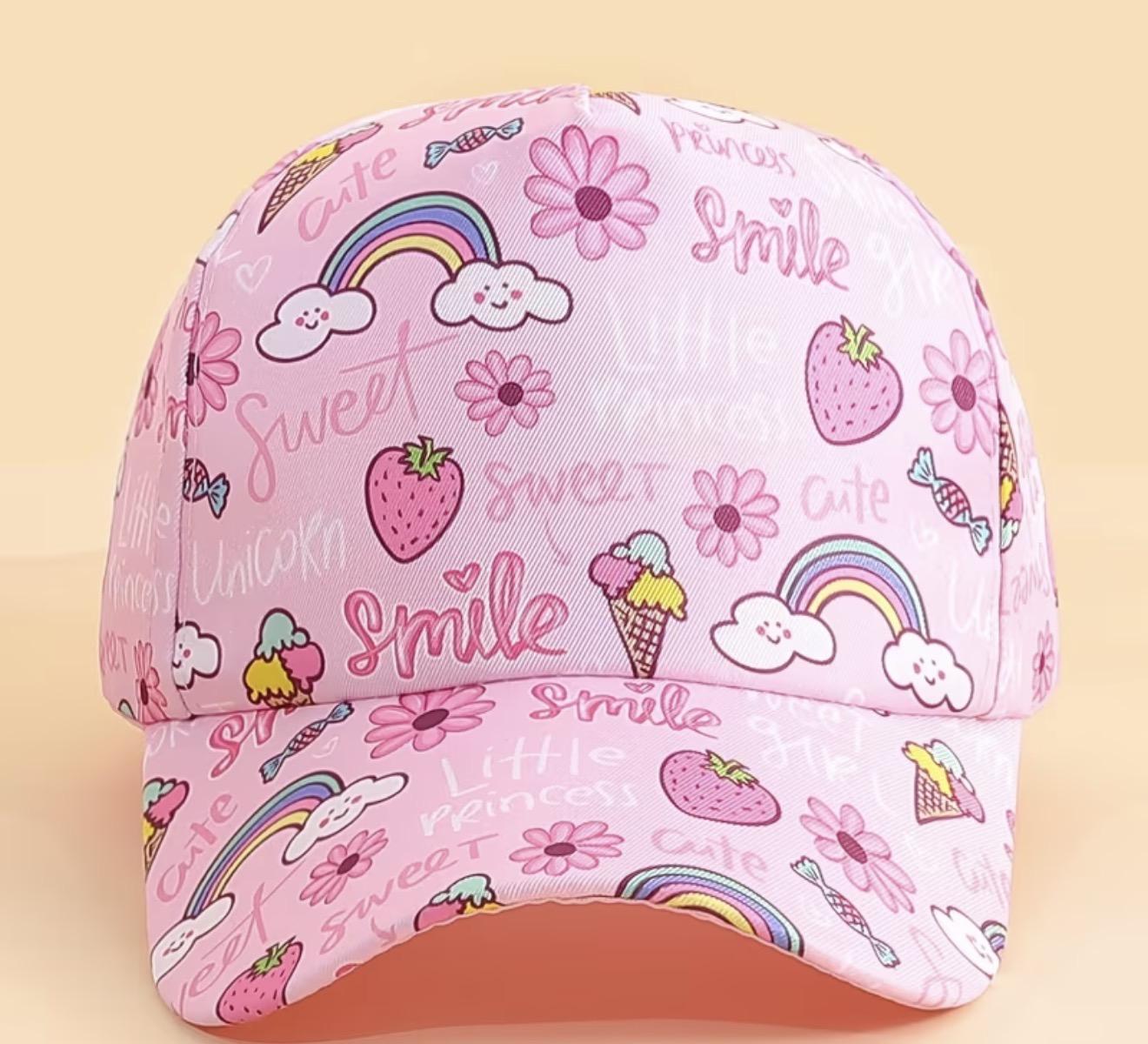 Girls Pink Little Princess Cap