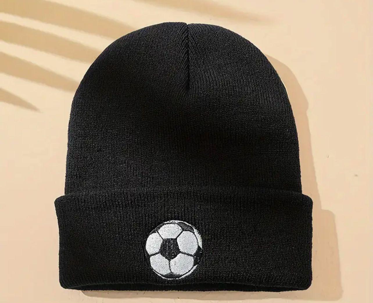 Unisex Soccer Pattern Beanie