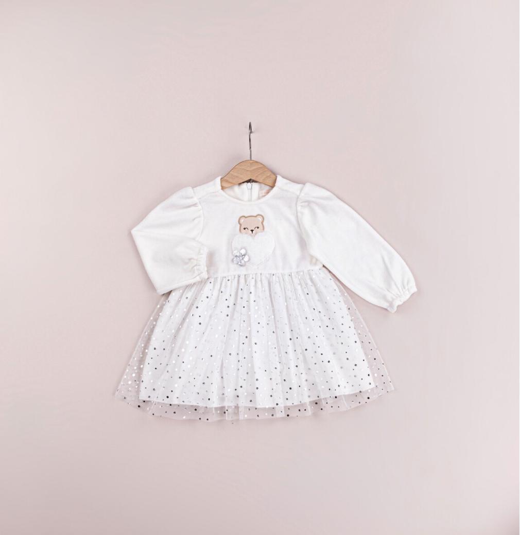 Baby Bear Velour Dress