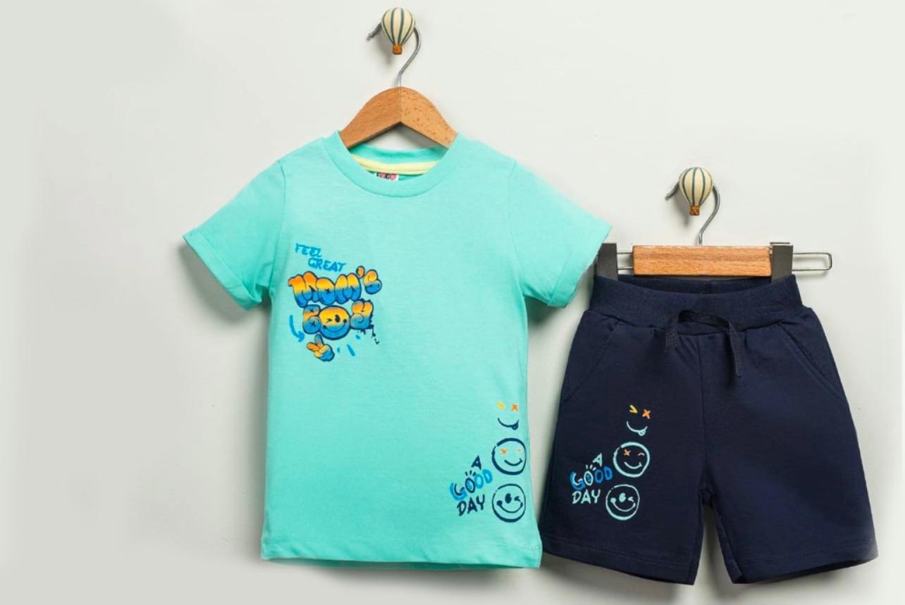 Boys Tshirt and Shorts Set - Mom's Boy
