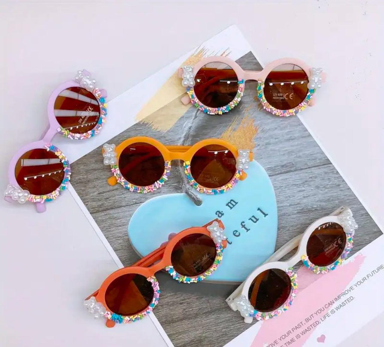 Red - Sunglasses Sprinkle Gummy Bear