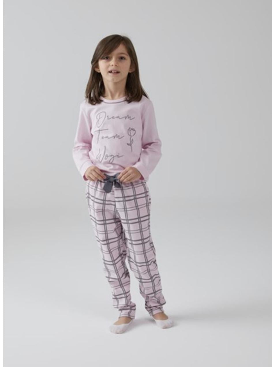 Girl Pink Checker Pj
