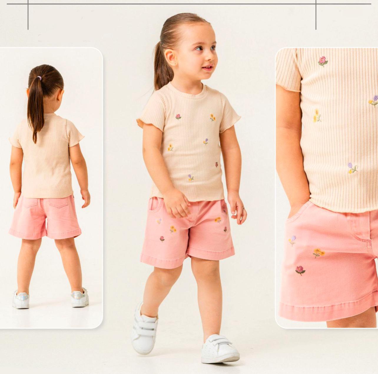 Beige Flower Tshirt