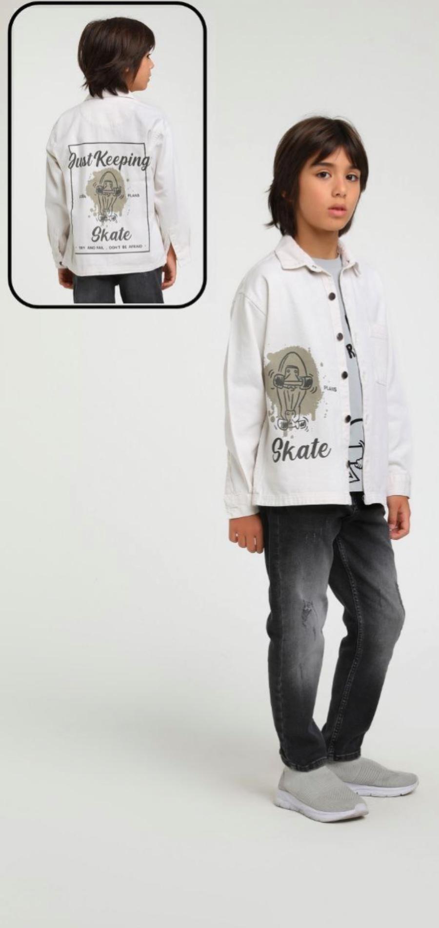 White Jean Jacket