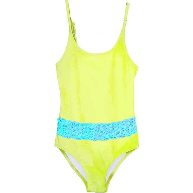 Neon Sequin Onepiece Swim