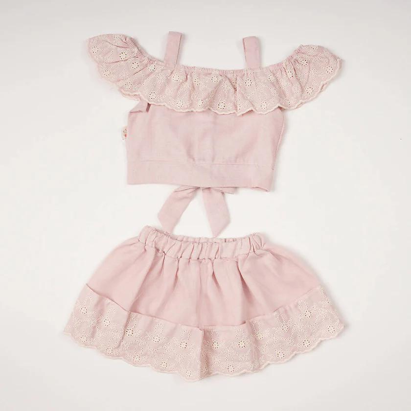 Lilax Skirt Crop Top