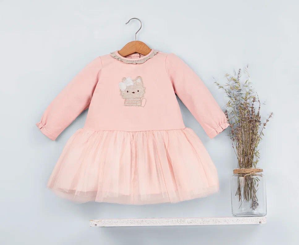 BabyRose- Cat Tulle Dress