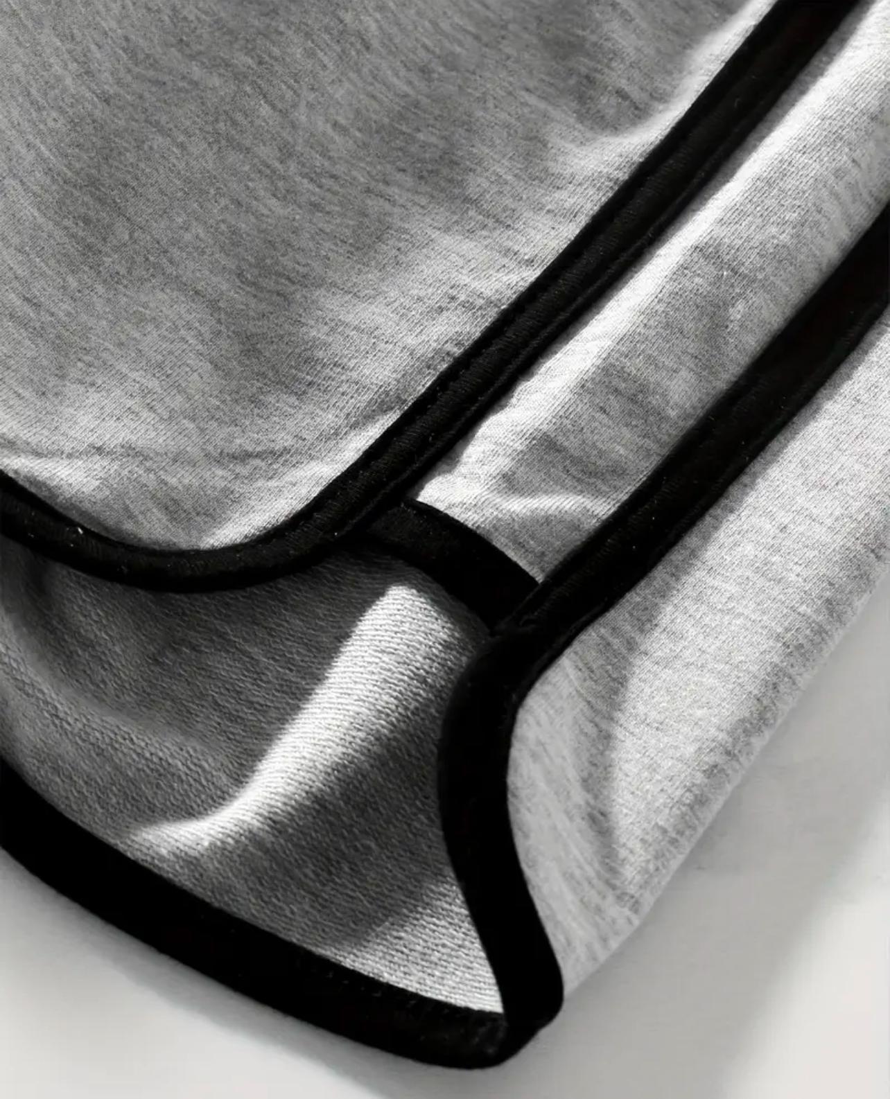 Boys Grey Cotton Sport Shorts