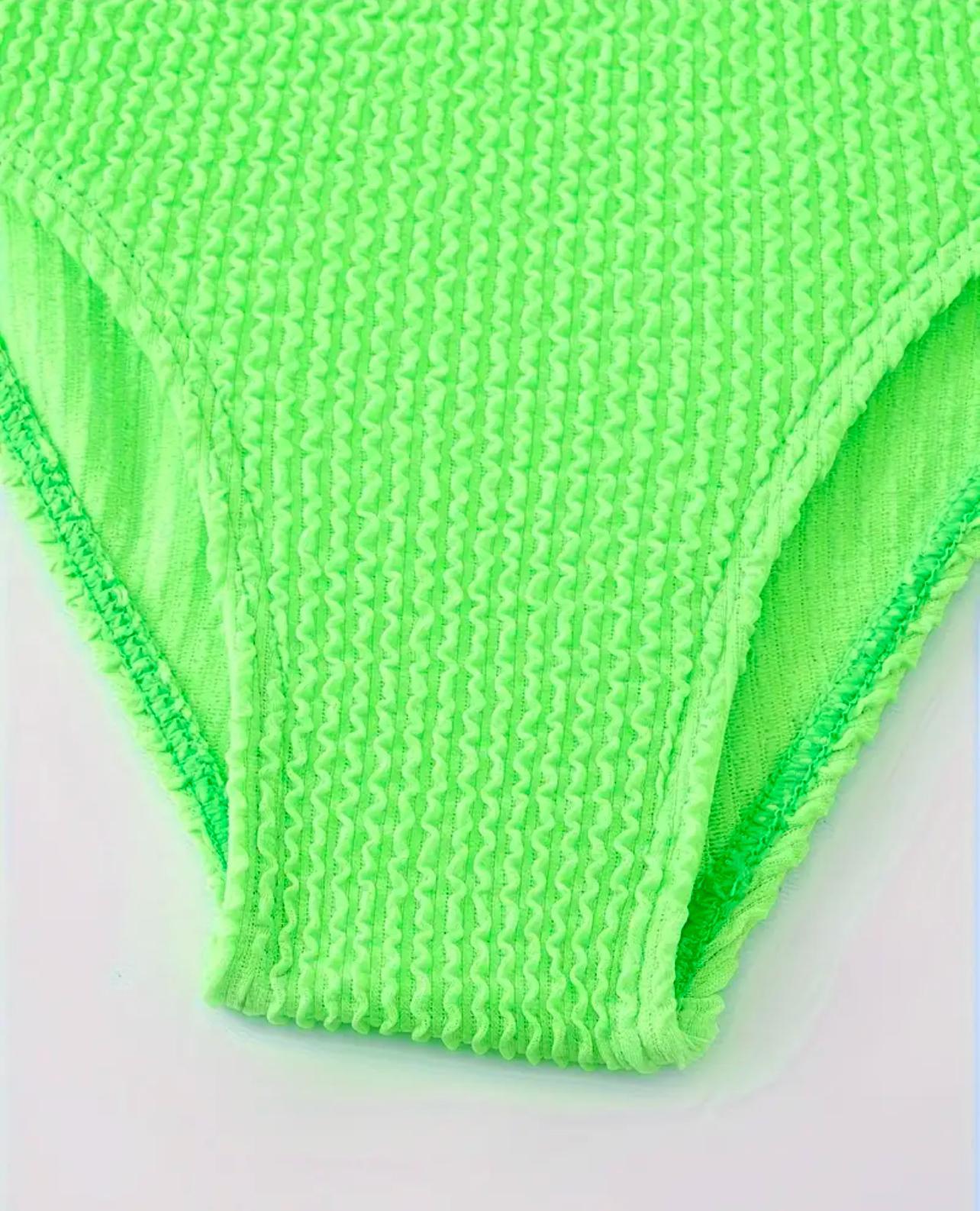 Lime One Piece Swimsuit