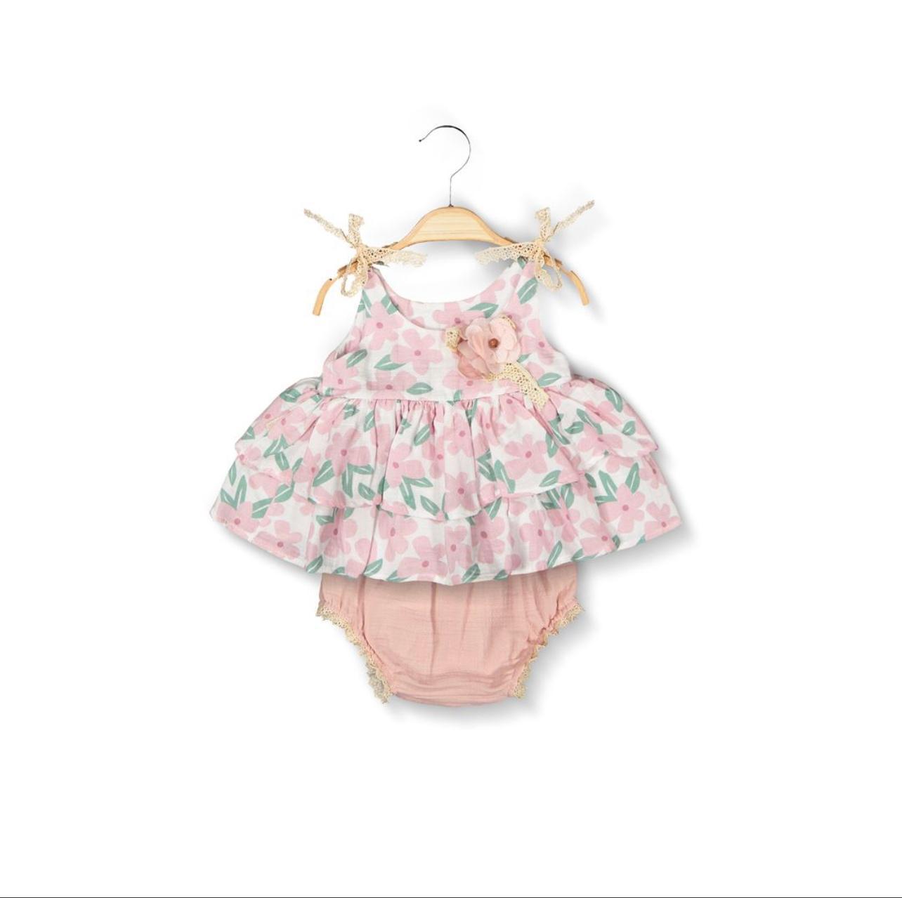 Boncuk 2 Piece Floral Set