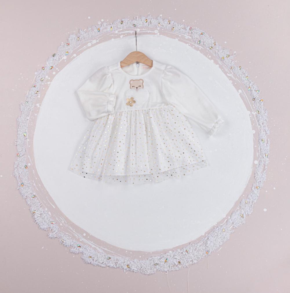 Baby Bear Velour Dress
