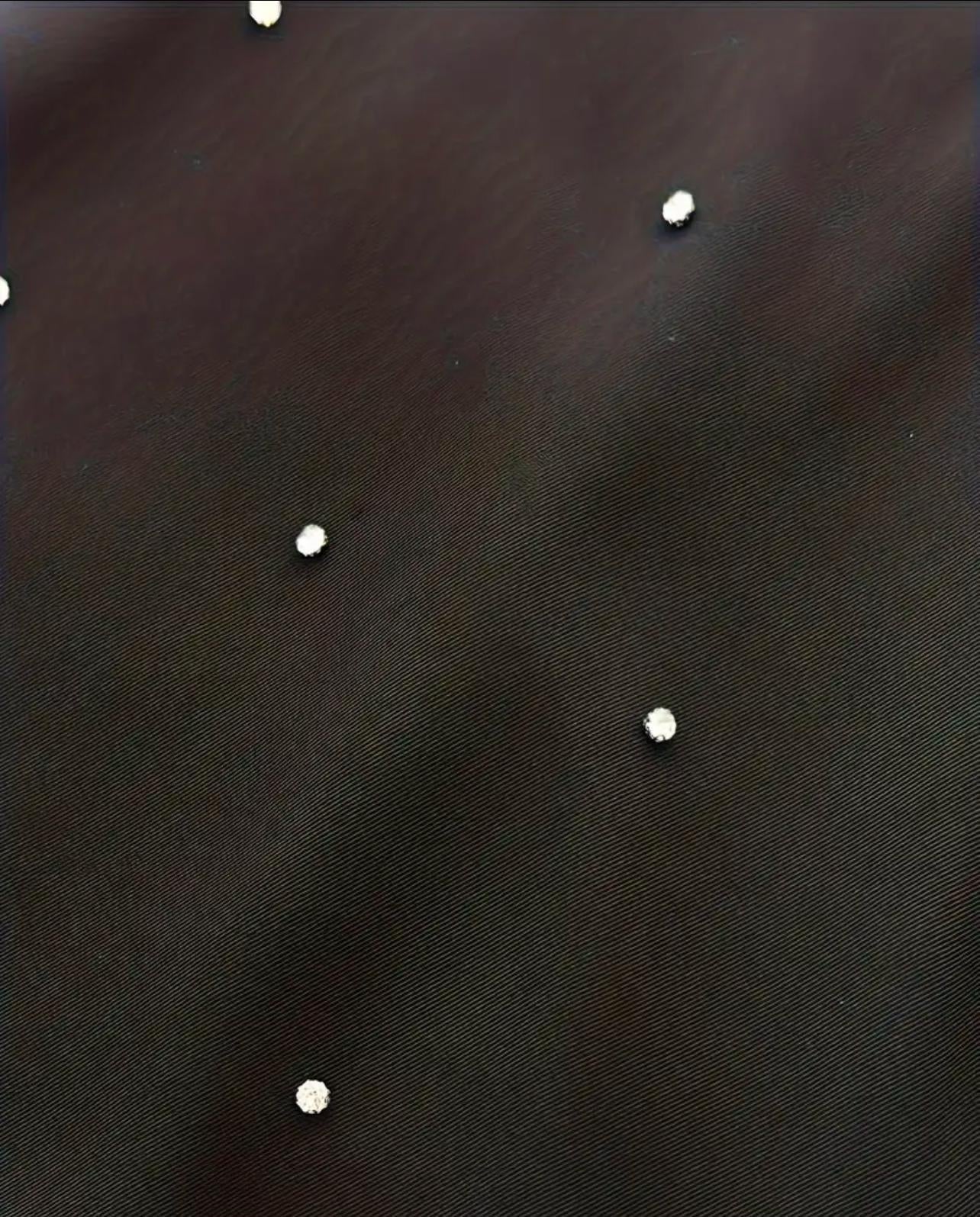 Elegant Girls Black and White Pearl Dress