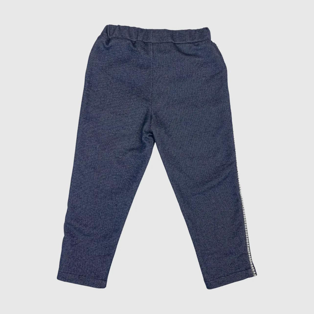 2 in 1 Bowtie Denim Top + Denim Pants