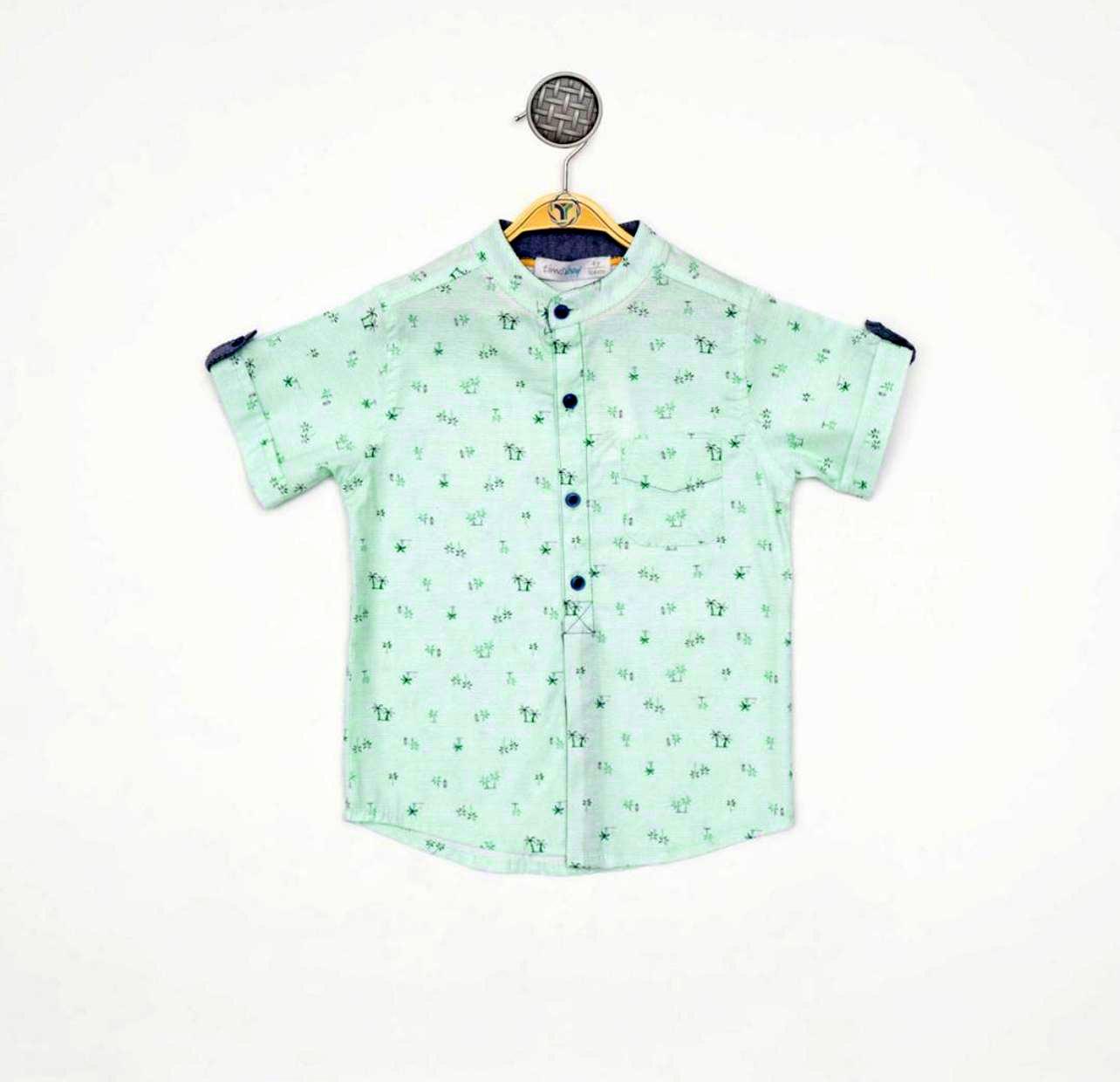 Timoboy Blue Palm Shirt