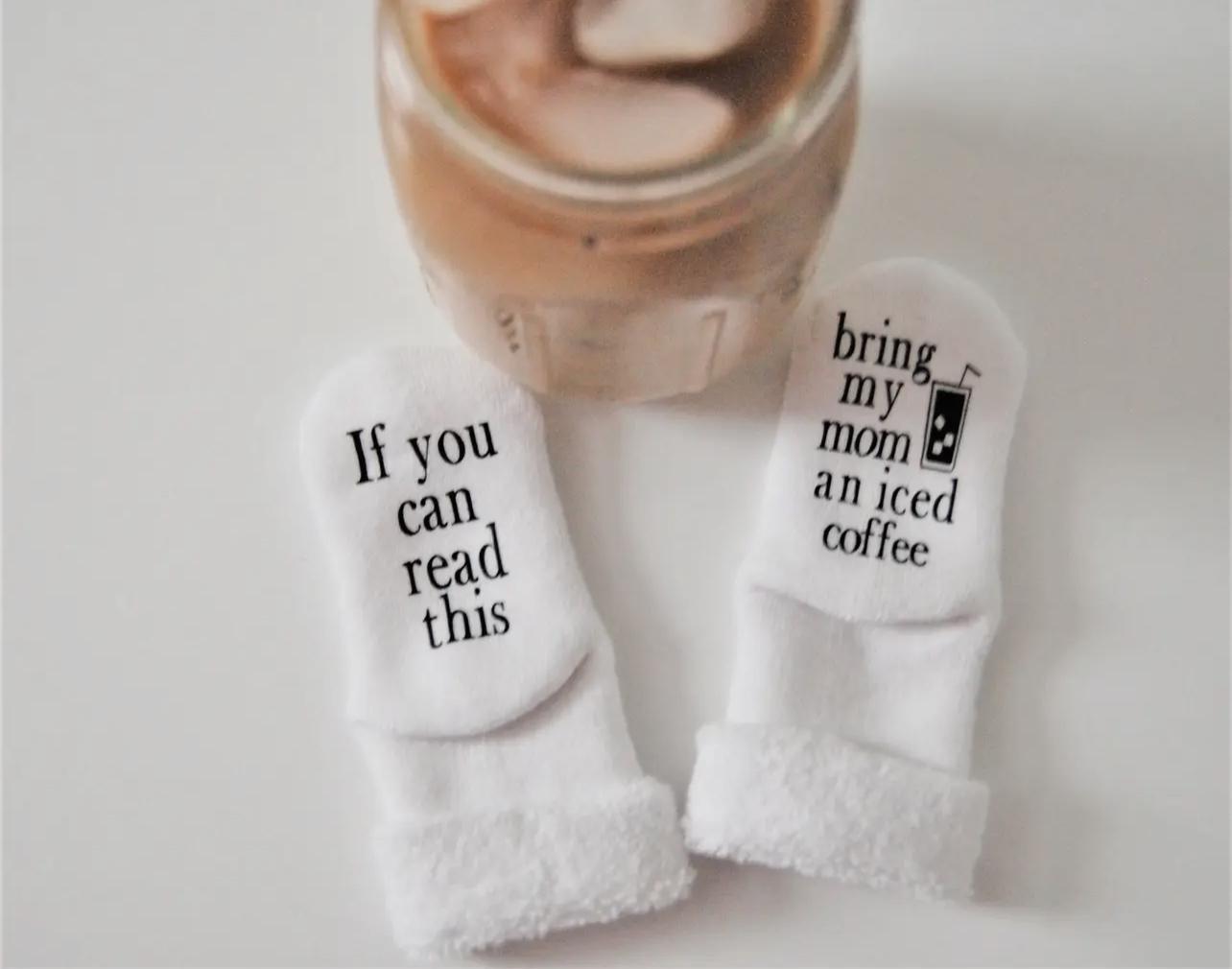 Bring My Mom an Iced Coffee Socks