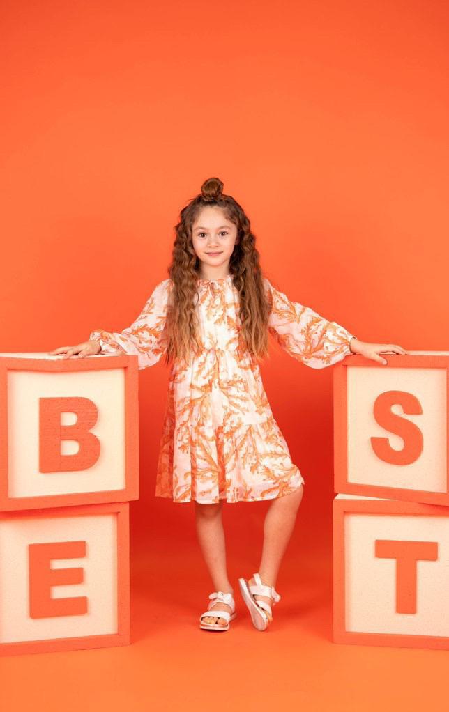 Orange Coral Dress
