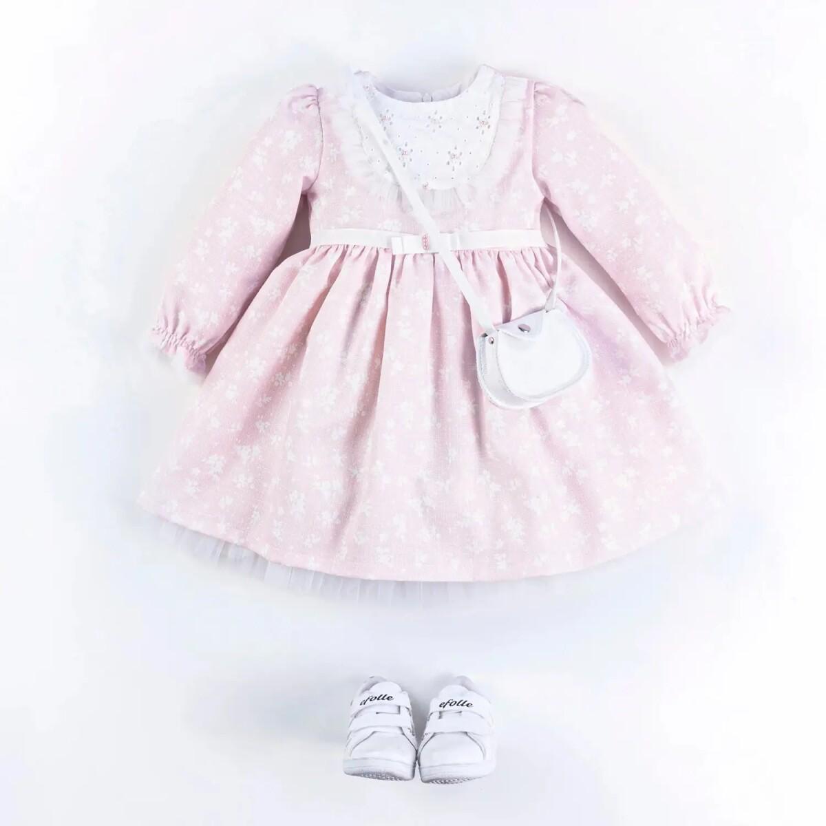 Pink Bombili Dress with Bag