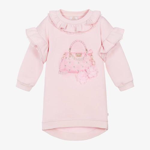 Girls Handbag Sweatshirt Dress