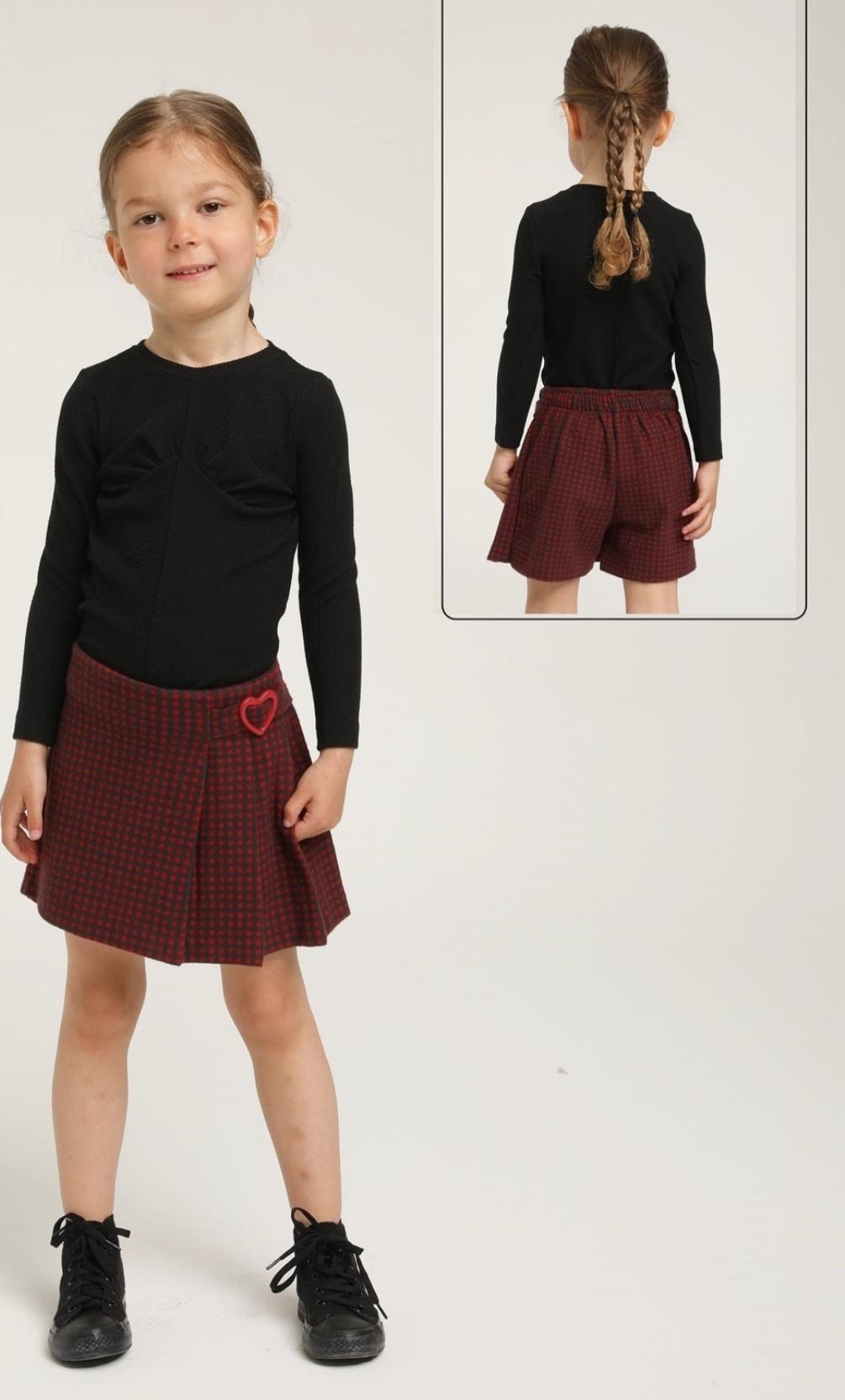 Red Checker Skort