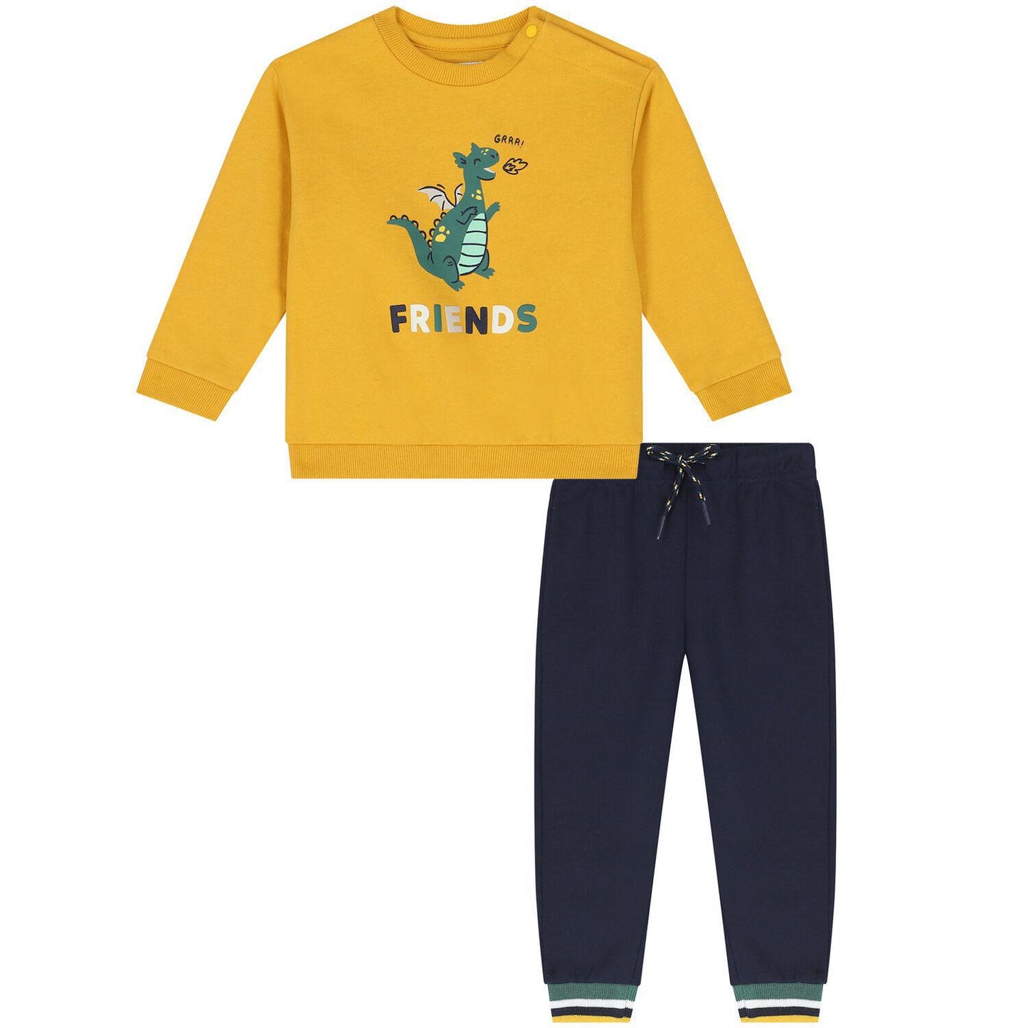 Yellow Dinosaur 2 Piece Set