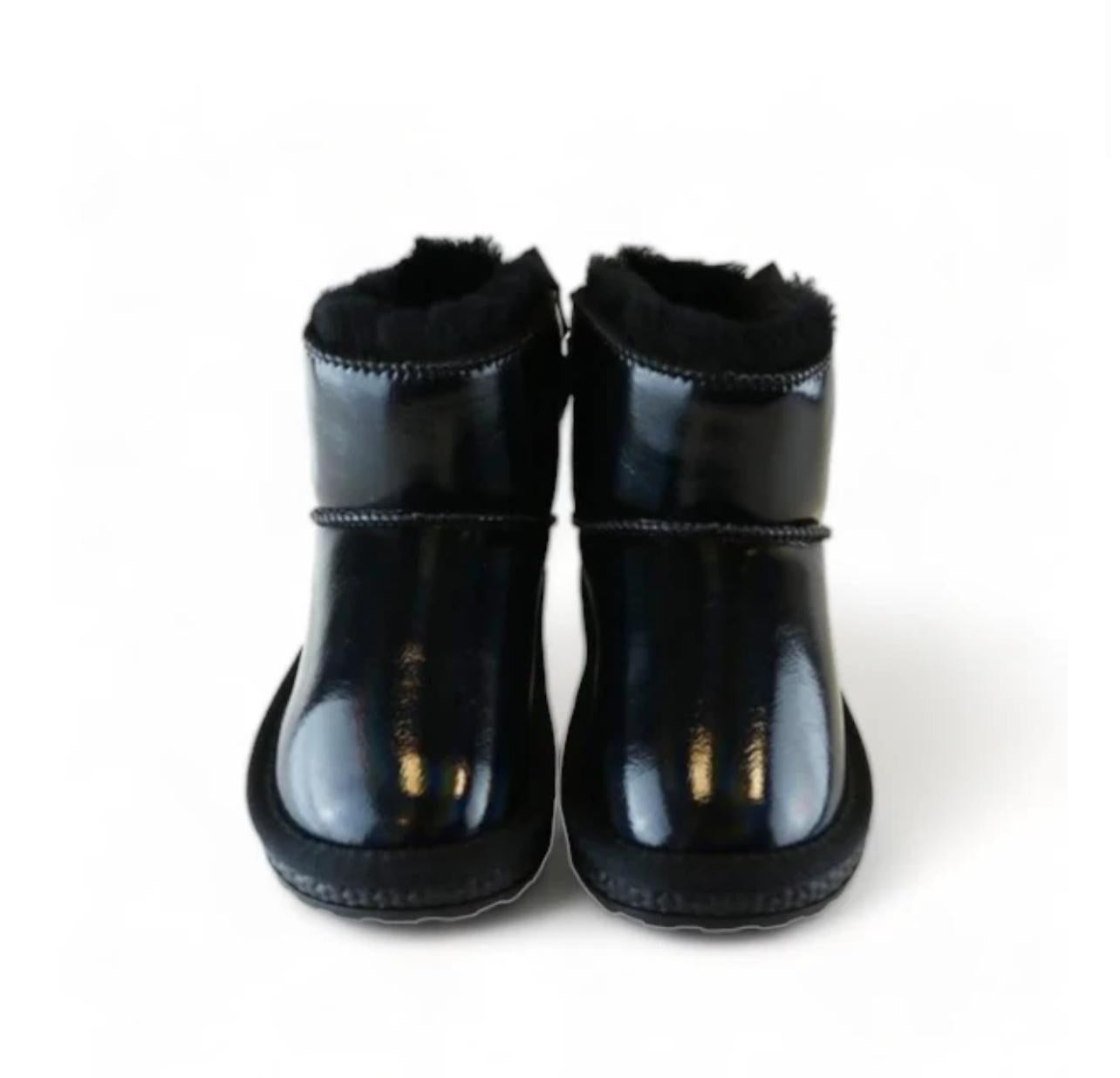 Black Bow Boots