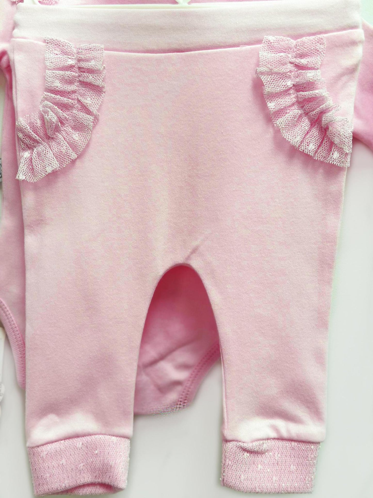 Pink Heart Baby 3-Piece Set