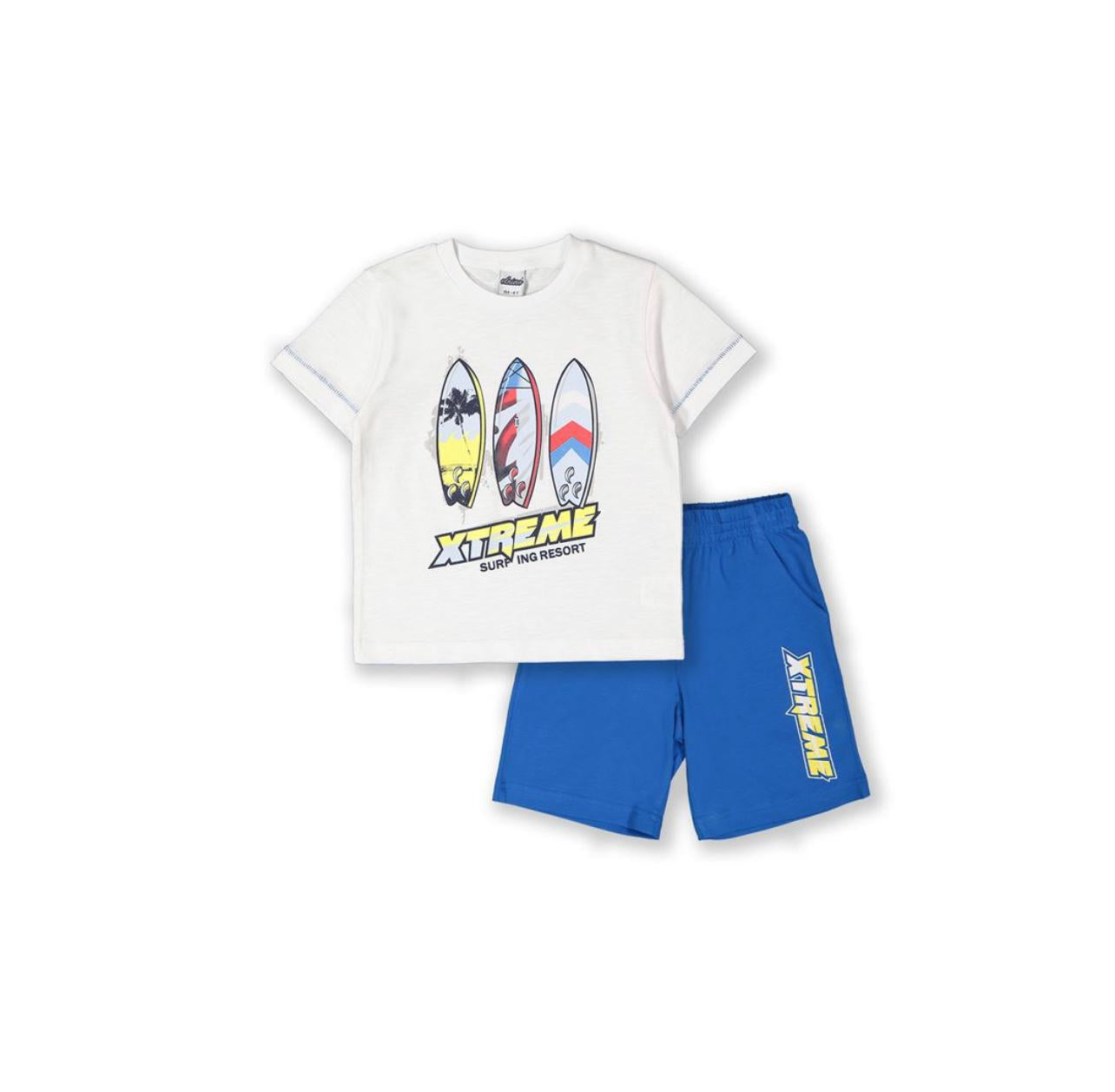 Elnino Boy Surf Tshirt Shorts Set