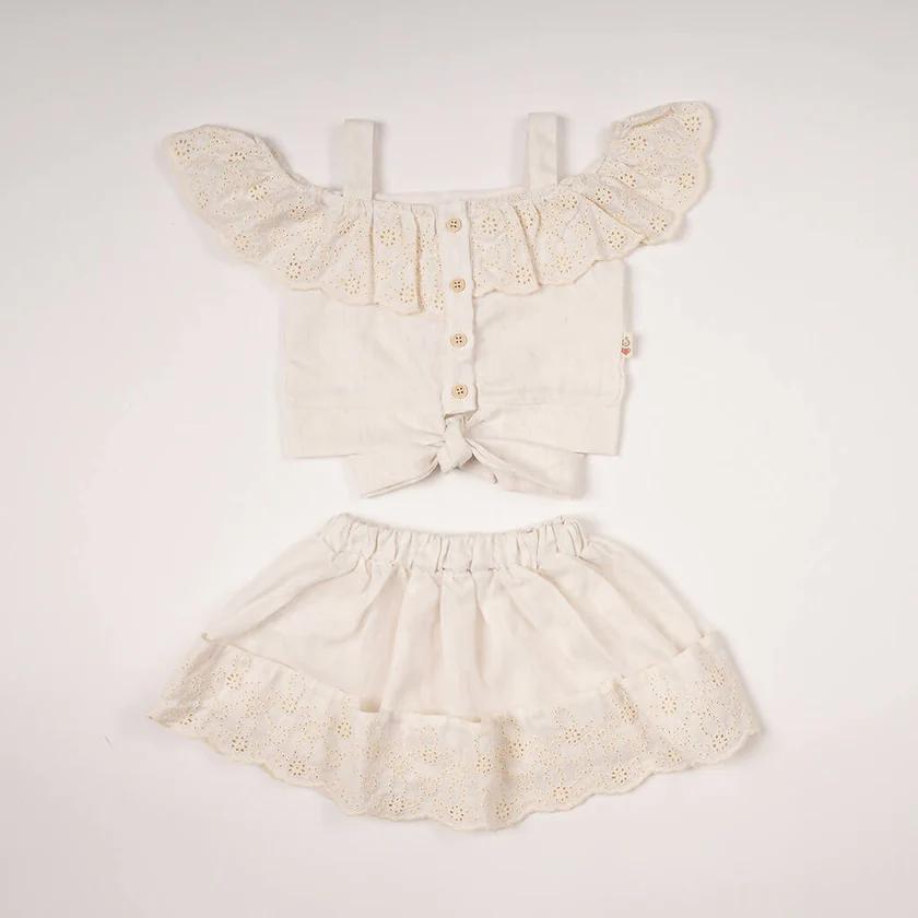 Lilax Skirt Crop Top