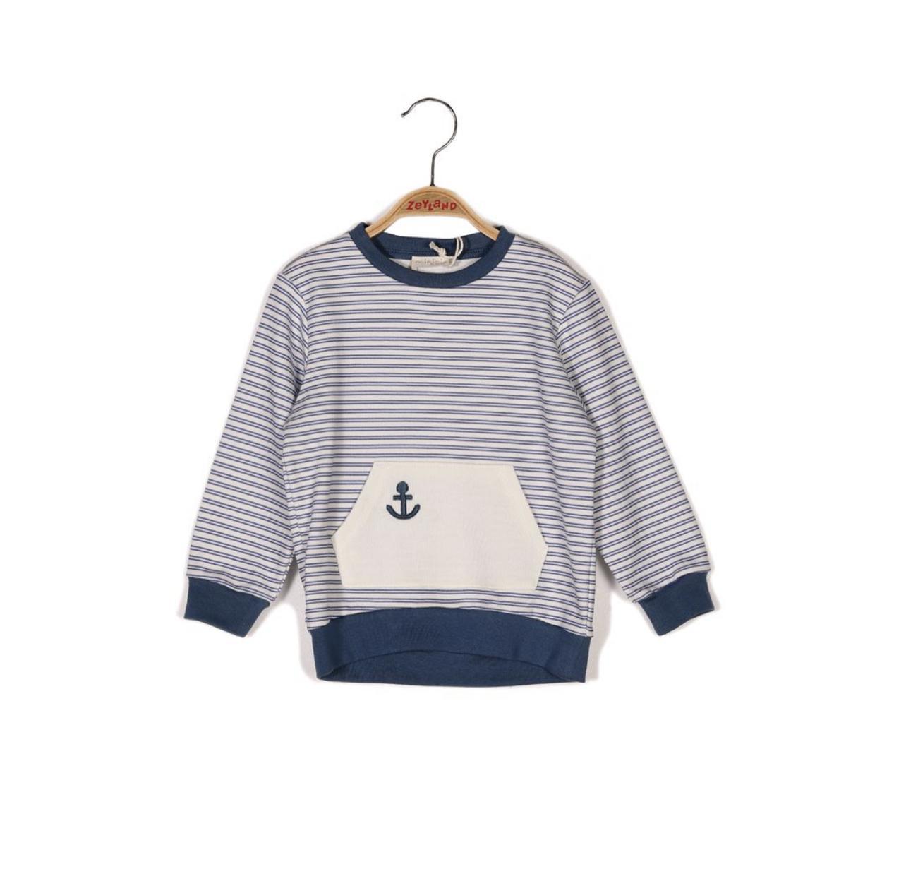 Stripe Navy Longsleeve