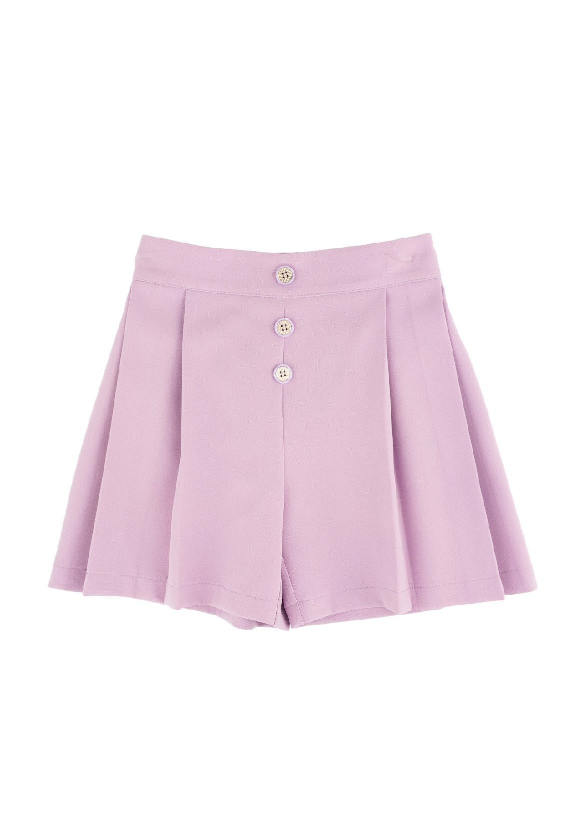 Lilac Skort Buttons