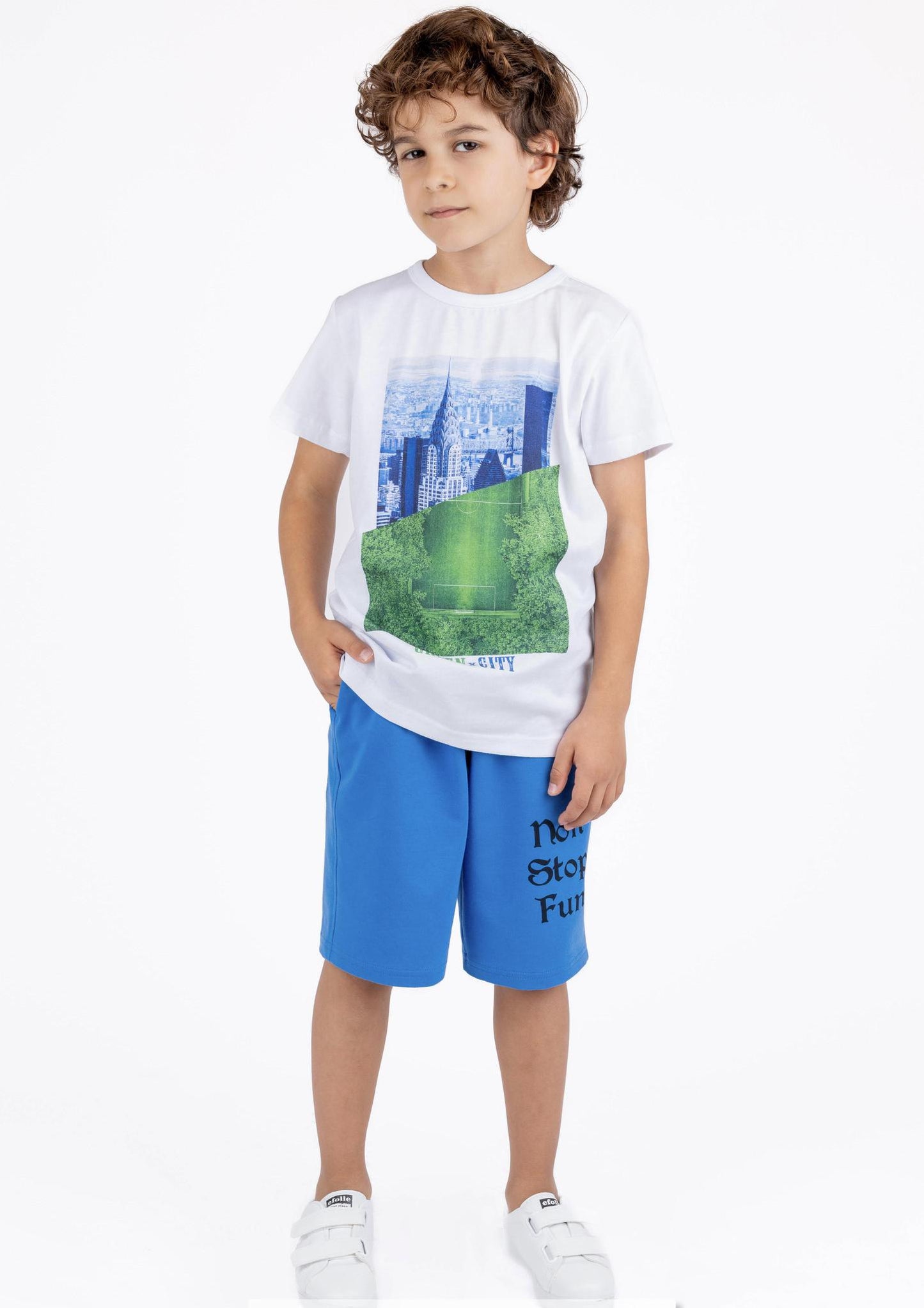 Non Stop Blue Shorts