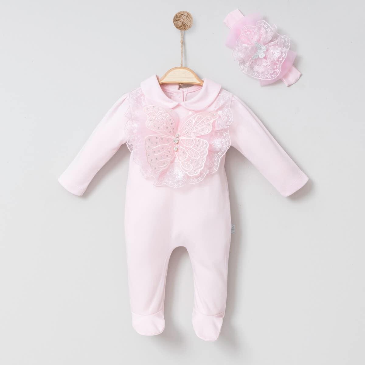 Miniborn Butterfly Onesie with Headband