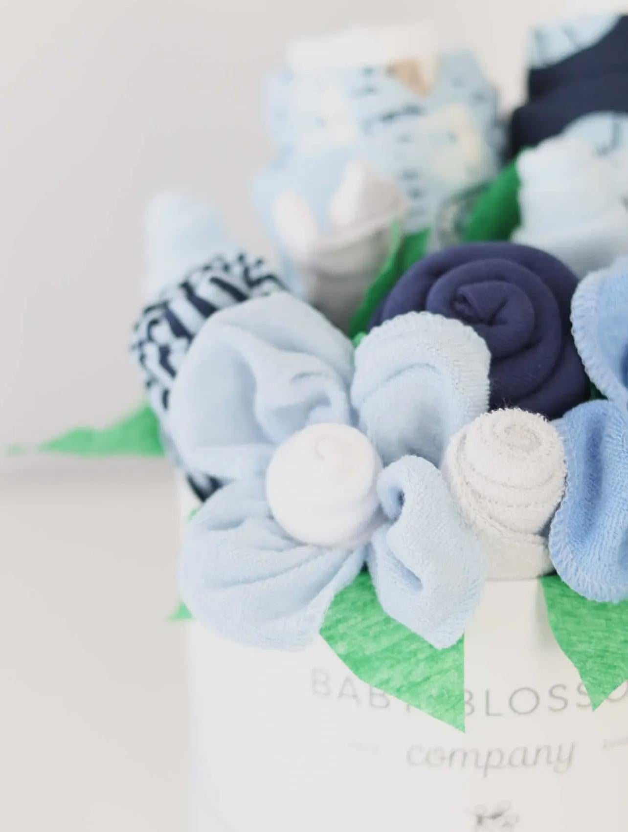 Baby Boy Gift Basket Newborn Box - Little Boy Blue