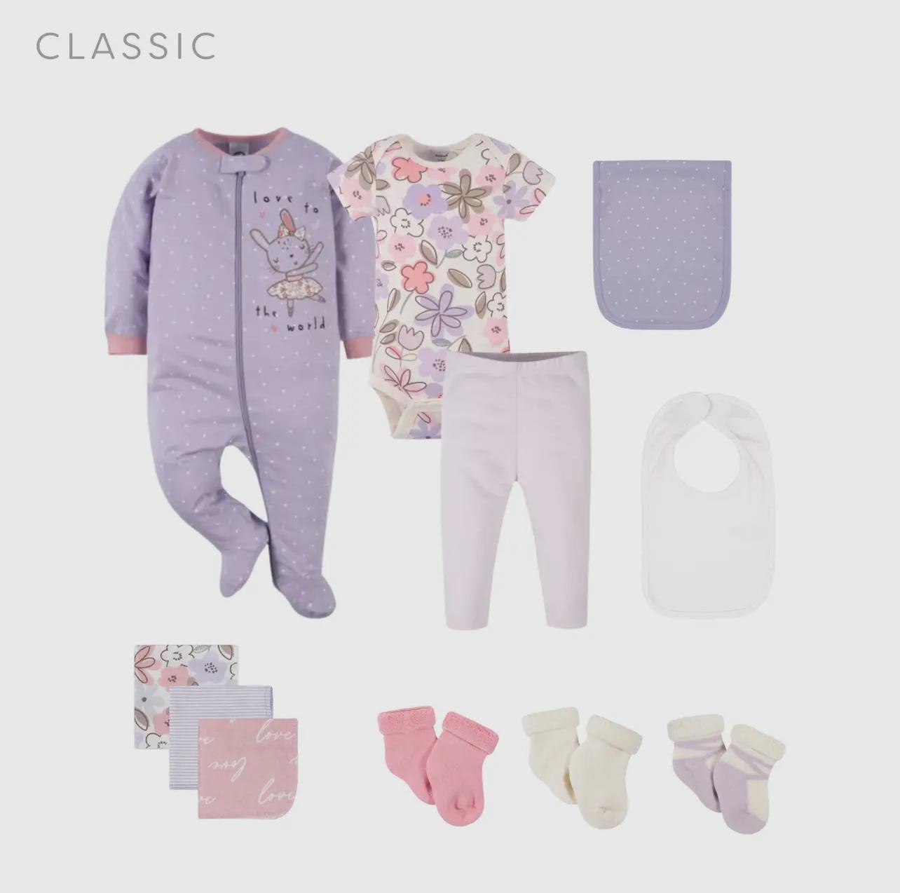 Baby Girl Gift Box Bouquet Collection - Ballerina