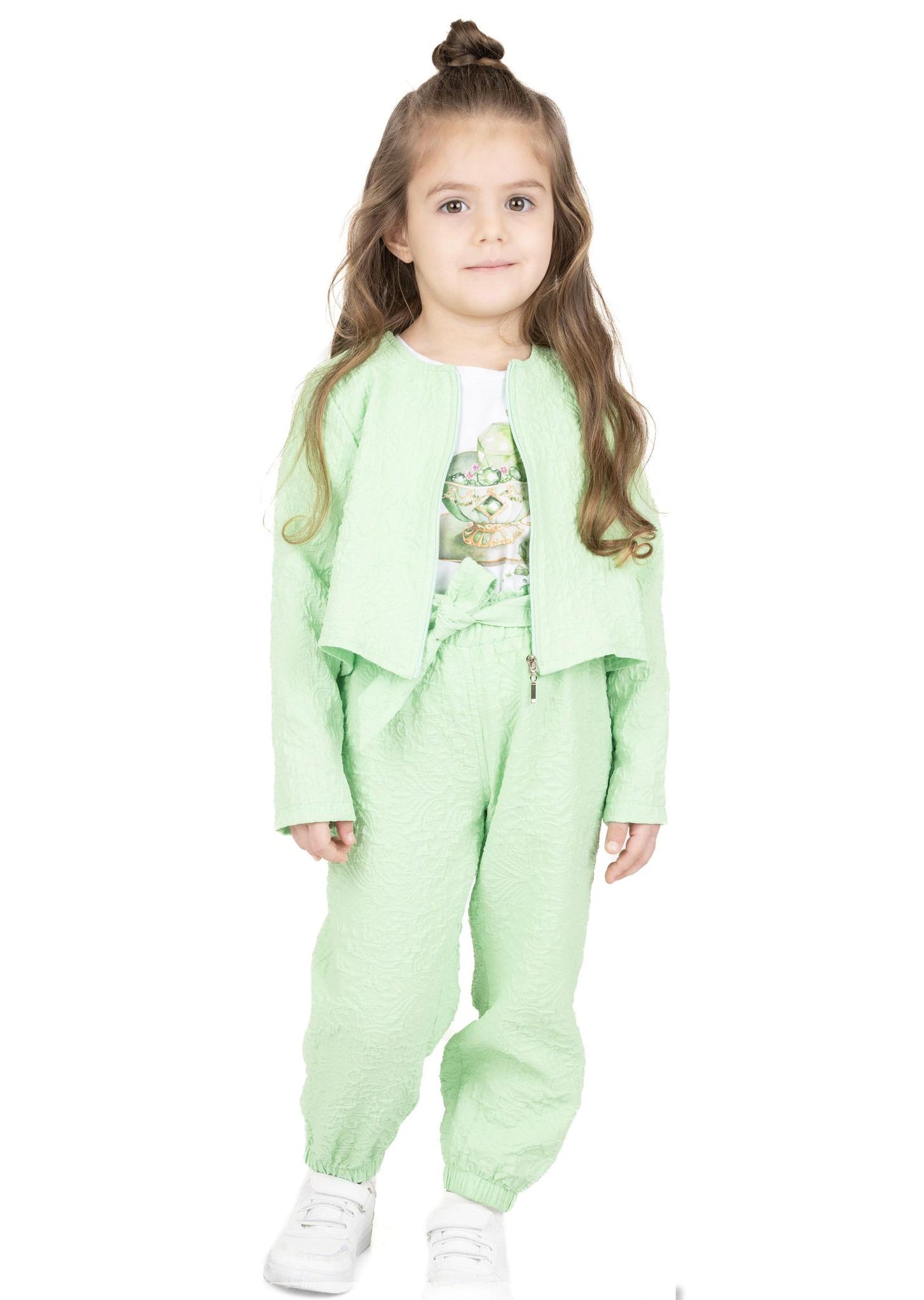 Green Lime Schiffon Pants